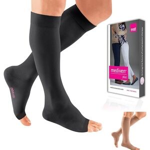 NWOT mediven Plus for Men Women, 15-20 mmHg -Knee High Compression SOCKS